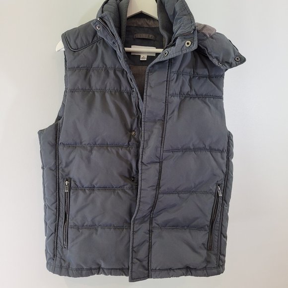 Calvin Klein Puffy Vest with Detachable Hood - Picture 1 of 10